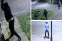 Police have released three images in relation to a criminal damage incident in Outwood