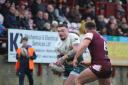 Robbie Storey scored the first try for Keighley Cougars in the Challenge Cup on Sunday