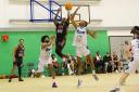 Justin Williams (centre) put up 23points for Bradford at the weekend