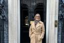 Ridwana Wallace-Laher outside Downing Street