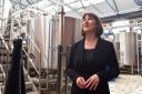 Shadow Chancellor Rachel Reeves visited Salt Beer Factory