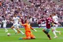 Jarrod Bowen scores to put West Ham in front against Leeds, and they added a late third goal to seal victory.