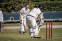 Haworth bowler Damian Rowell takes a wicket in a Craven League match last season against Haworth Road Methodists.