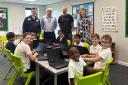 Pupils at Primrose Hill enjoy learning on laptops