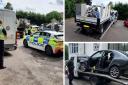 Images from the police operation in Otley