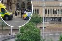 Arrests were made following disorder in Bradford city centre