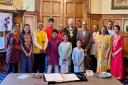 Members of Hindu Swayamsevak Sangh (UK), a local Hindu group, celebrated the annual Hindu festival of Raksha Bandhan