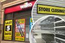 Empty shelves and 'everything must go' posters as the Wilko store in the centre of Bradford earlier this year