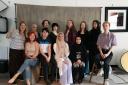 New Focus with Lisa Holmes, left front row, and Maryam Wahid, second right front row. Pics: Impressions Gallery