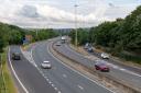 The M621 at junction two, near where a new super-span gantry will be installed