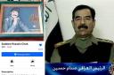 A bizarre clock containing a picture of Saddam Hussein has been sold on Facebook Marketplace