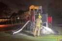 Investigation launched after fire in newly-refurbished park