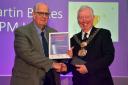 Dr Martin Baines, QPM, LLB (Hons) was honoured with the T&A’s Community Stars Lifetime Achievement award