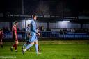 Liam Hardy put Liversedge in front after only two minutes at Brighouse, but the visitors eventually fell to a narrow defeat.