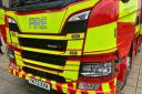 Firefighters batted a blaze at Airedale Park in Keighley.