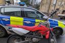 This motorbike was recovered by police on Oddy Street, in Tong, Bradford