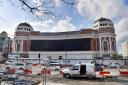 The grand screen now installed at Bradford Live, formerly the Odeon theatre