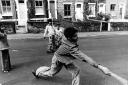 Game of Piggy, Listerhills, 1970s - one of the photos in Life Goes On. Images: Ian Beesley