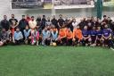 The participants gather to celebrate the success of this year's Ramadan Midnight League, which took place in Girlington and Fairweather Green.