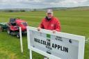 Malcolm Applin was honoured by Milborne Sports for his services to the club