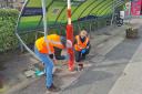 Volunteers sprucing up Ilkley railway station