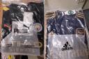 Some of the counterfeit football kits that were seized