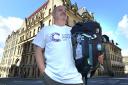 Bradford Bronte Rotary Club president Dave West prepares for his fundraising hike for Cancer Research UK