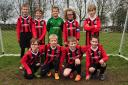 Heighington AFC under-eights in their new home kit.