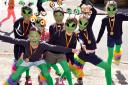 Westville House Primary School pupils buzzing at Ilkley Carnival
