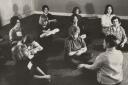 FOUNDER: Erna Wright teaching one of the first NCT antenatal classes in the late 1950s. (Wellcome Library, London. Wellcome Images)