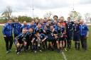 Myrtle Park celebrate after winning the Wharfedale Triangle League Cup   Picture: Alex Daniel Photography