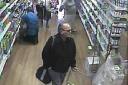 A CCTV image of Mr Desmier in a Shipley shop the day before his body was found at his home