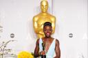 Lupita Nyong’o with her Best Supporting Actress award at the 86th Academy Awards held at the Dolby Theatre in Hollywood, Los Angeles last weekend
