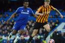 Jon Stead holds off Chelsea's John Obi Mikel during City's incredible 4-2 victory in the FA Cup Fourth Round in 2015