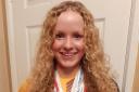 The supreme Gina Warrior won a gold, silver and bronze at the Yorkshire Championships for City of Bradford Swimming Club.