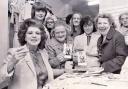 Coronation Street star Pat Phoenix meets fans in Bradford in 1983