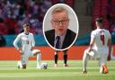 Michael Gove has backed England's footballers for taking the knee after Priti Patel criticised the anti-racism protest. Pics: PA