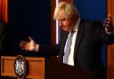 Boris Johnson Covid press conference: lockdown fears as UK Omicron doubles. (PA)