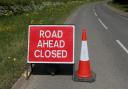 Road closed following what is believed to be a fuel spillage
