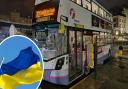 The name of Artem Laguta, the Russian reigning World Speedway Champion, has been removed from a Bradford bus following the invasion of Ukraine