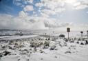 Snowy conditions on Baildon Moor last year