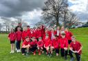 Eldwick Primary School's successful cross country runners.