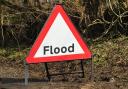 Flooding sign. Picture: Ben Birchall/PA Wire