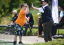 Action from the session with the Disabled Golf Association at Calverley Golf Club.