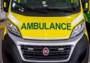 Two people were taken to hospital following a three-car crash in Cottingley last night