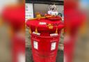 Post box topper to mark Queen Elizabeth II's service to the country made by The Pudsey Craft Group. Picture: Councillor Simon Seary