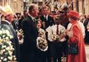The Queen at Bradford Cathedral in 1997