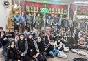 Children gathered for the interfaith day at the weekend