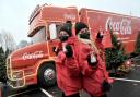 People can get a free can of Coca-Cola when the truck rolls into Bradford