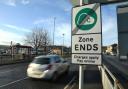 Clean Air Zone signage in Bradford